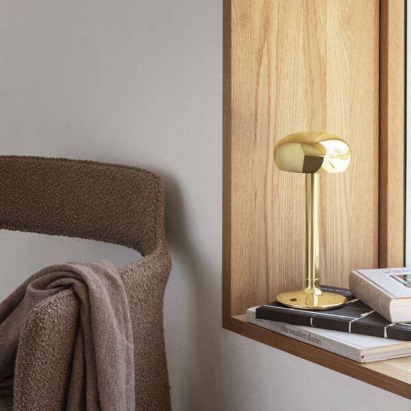 Emendo LED batterilampe, brass, Eva Solo