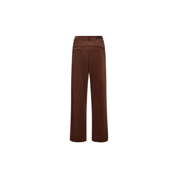 PD-Melanie Wide Pant Baby Cord, warm brown, Pieszak