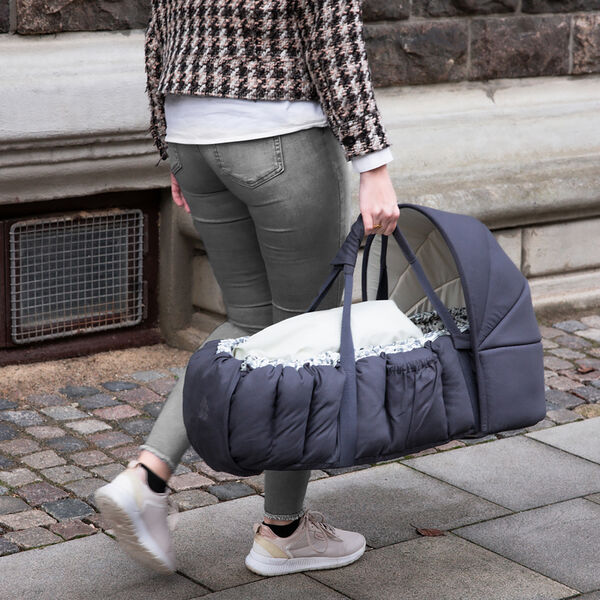 Kaleche til 3-i-1 babynest, blue olive, Sebra