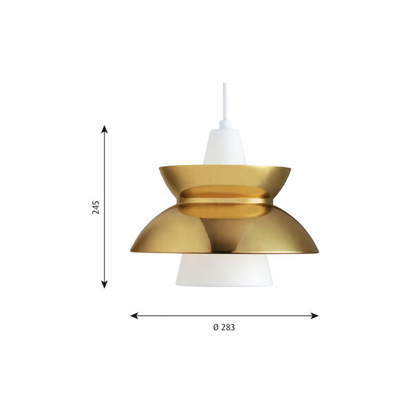 Doo-Wop pendel, messing Doo-Wop pendel, messing, Louis Poulsen