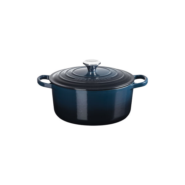 Signature rund st&oslash;bejernsgryde &Oslash; 26 cm, nuit, Le Creuset