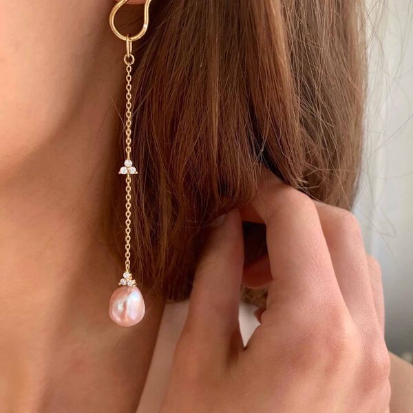 Fryd Wave &oslash;restik Venstre, guld, Ro Copenhagen