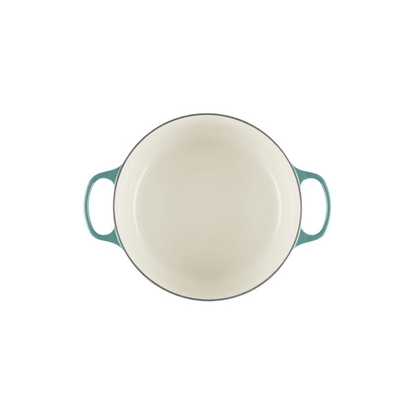 Signature rund st&oslash;bejernsgryde &Oslash; 28 cm, bleu riviera, Le Creuset
