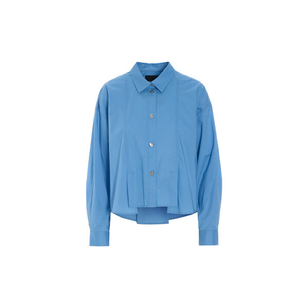 Core cotton skjorte med l&aelig;g, lake blue, BITTE KAI RAND