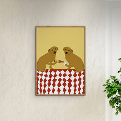 Drunk Dogs, Poster & Frame