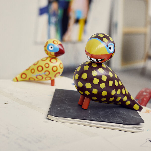 Sangfugl x Leif Sylvester 2025, blue eyes, Kay Bojesen Denmark