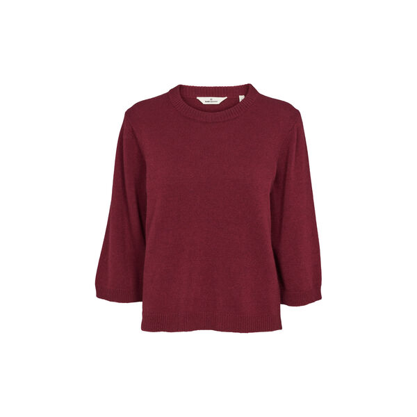 Cady 3/4 Sleeve, bordeaux truffle, Basic Apparel
