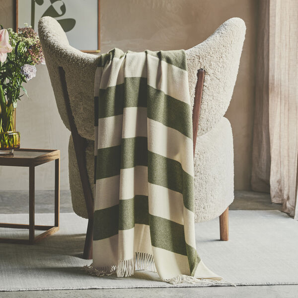 The Sweater plaid, 07802 green, Silkeborg Uldspinderi