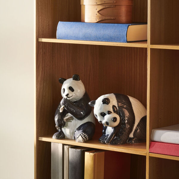 Panda med unge figur Panda med unge figur, Royal Copenhagen