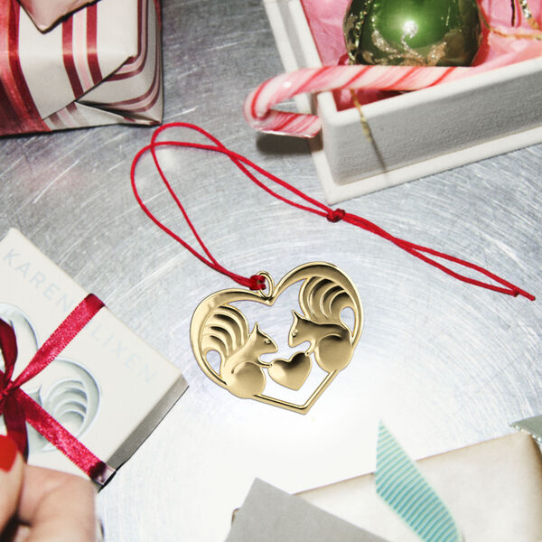 Nuts about you ornament, forgyldt, Rosendahl