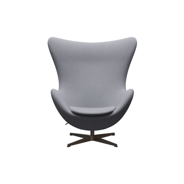 &AElig;gget&trade; 3316 loungestol, Christianshavn 1170 light grey uni/brown bronze, Fritz Hansen