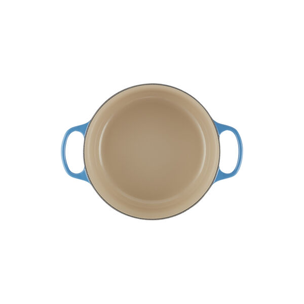 Signature rund st&oslash;bejernsgryde &Oslash; 26 cm, azure blue, Le Creuset