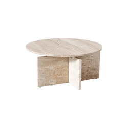 Marisa sofabord, travertin beige Marisa sofabord, travertin beige, Westwing Collection