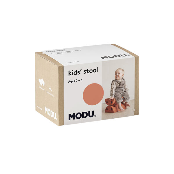 B&oslash;rneskammel, burnt orange/dusty green, MODU