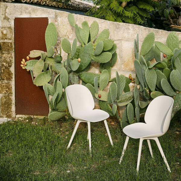 Beetle Dining Chair Outdoor, alabaster white Beetle Dining Chair Outdoor, alabaster white, GUBI