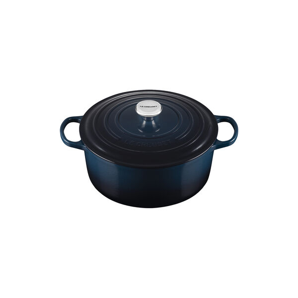 Signature rund st&oslash;bejernsgryde &Oslash; 28 cm, nuit, Le Creuset