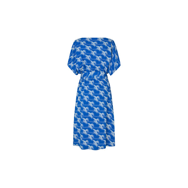 ElinaLL Midi Dress S/S, royal blue, Lollys Laundry