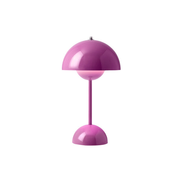 Flowerpot VP9 Portable Table Lamp, tangy pink Flowerpot VP9 Portable Table Lamp, tangy pink, &Tradition