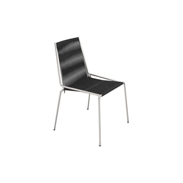 Noel Chair, steel/black linen Noel Chair, steel/black linen, Thorup Copenhagen