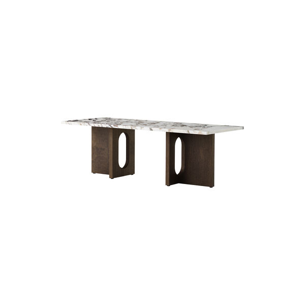 Androgyne Lounge Table | Dark Stained Oak/Calacatta Viola | Sofabord, Audo Copenhagen