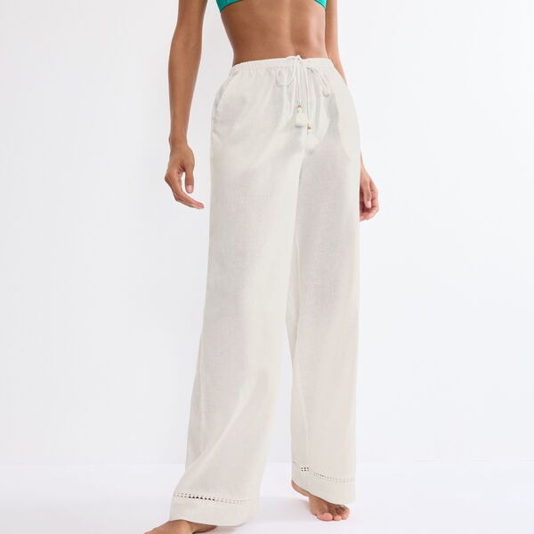 Summer Wear Trousers 01, silk white, Triumph
