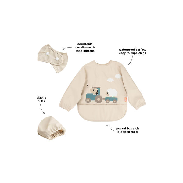 Tiny farm hagesm&aelig;k med &aelig;rmer og lomme, sand, Done by Deer