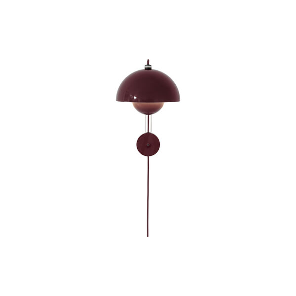 Flowerpot VP8 | Dark Plum | V&aelig;glampe, &Tradition