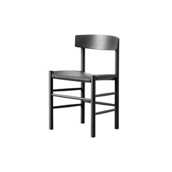 J39 Mogensen sædepolstret stol, sortlakeret bøg/Omni 301 black J39 Mogensen sædepolstret stol, sortlakeret bøg/Omni 301 black, Fredericia Furniture