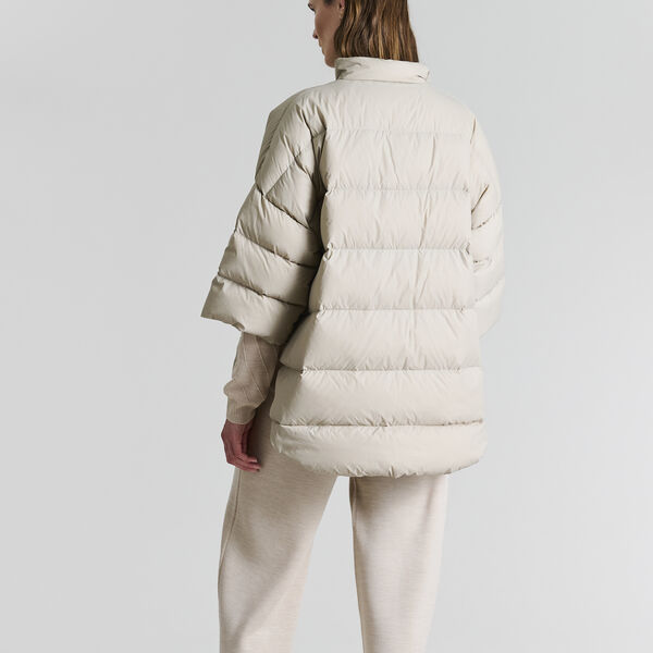 Feather down anorak, stone, BITTE KAI RAND