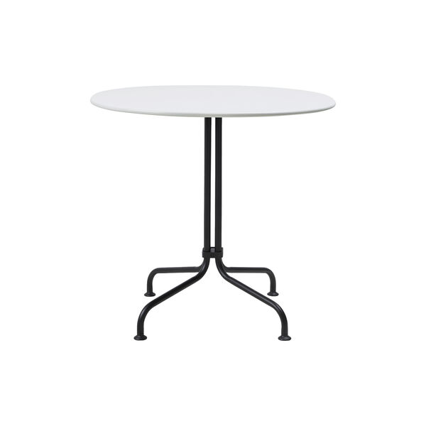 Carmel Bistro Outdoor Dining Table, matt clam white, GUBI