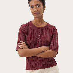 RosarioPW Pullover, tawny port RosarioPW Pullover, tawny port, Part Two