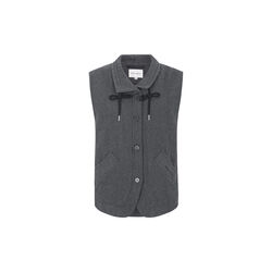 ESBalmi Wool Vest GRS, gray melange, esmé studios