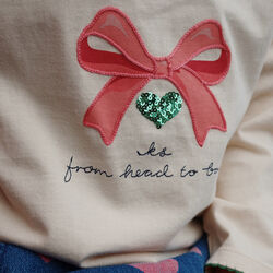 Lin LS Tee, brazilian sand, Konges Sl&oslash;jd