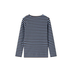Plain Tee LS T-shirt, blue heaven stripe, MarMar Copenhagen