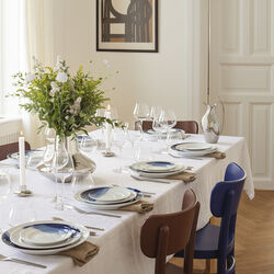 KOPPEL middagstallerken 27 cm, bl&aring; nuancer, Georg Jensen