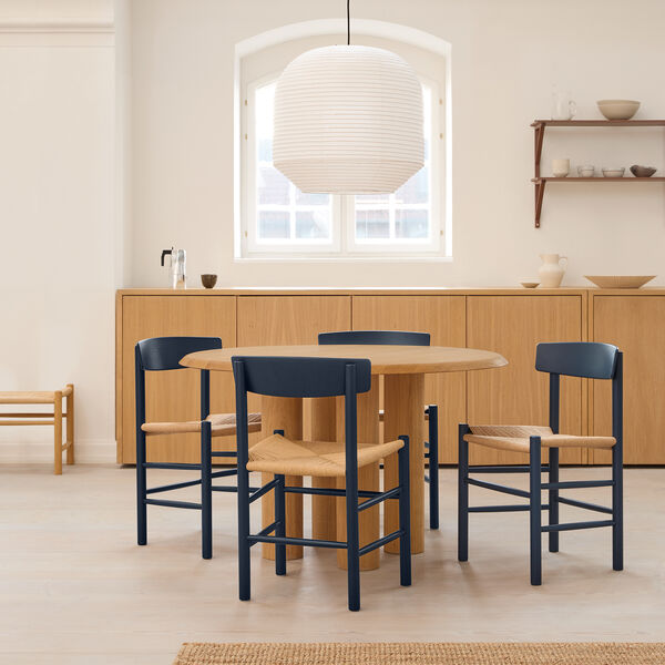 J39 Mogensen stol, indigo blue/natur, Fredericia Furniture