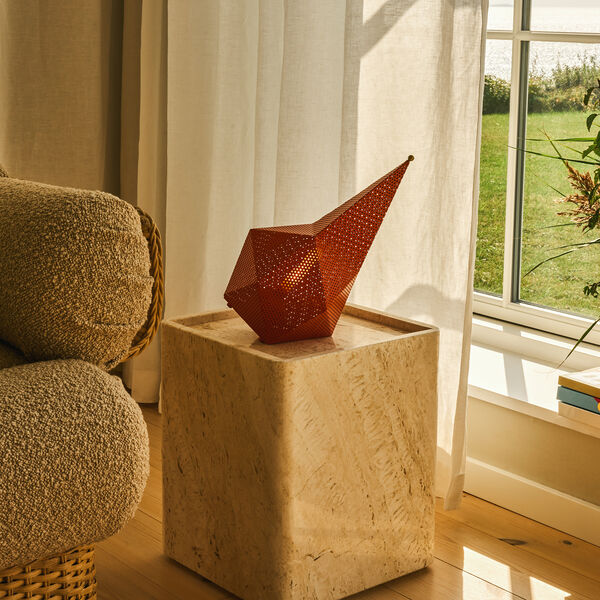 Bagdad Portable Lamp, international orange, GUBI