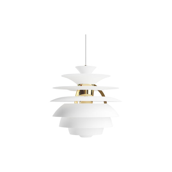 PH Snowball, soft white/brass metallised, Louis Poulsen