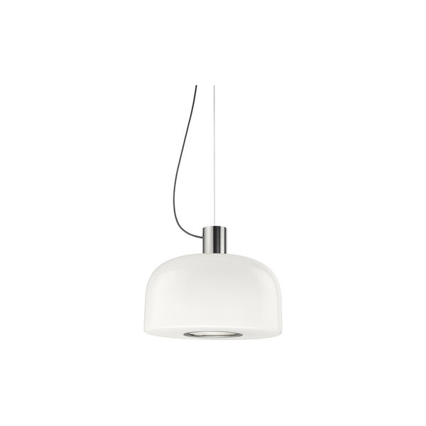 Bellhop Glass S2 Pendant, bright aluminium, Flos