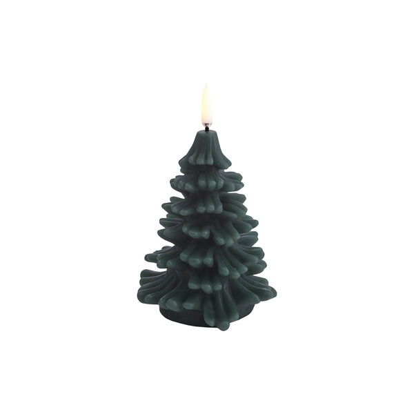 LED Christmas Tree Candle 12 cm, pine green, Uyuni Lighting