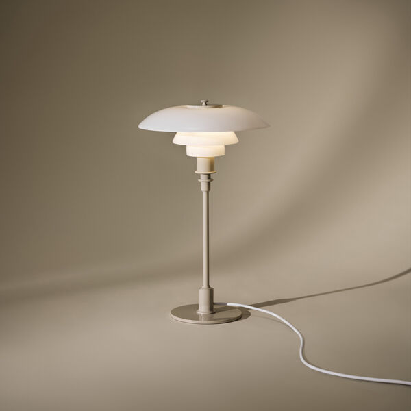 PH 3/2 Bordlampe, glossy beige, Louis Poulsen