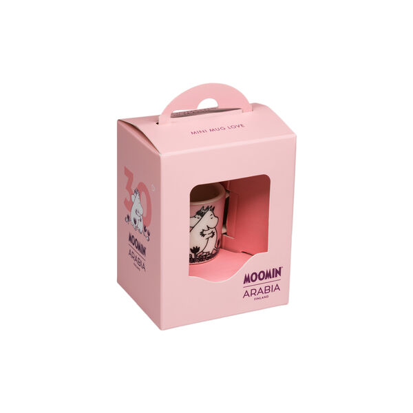 Mumi minikrus K&aelig;rlighed Box, pink, Moomin Arabia