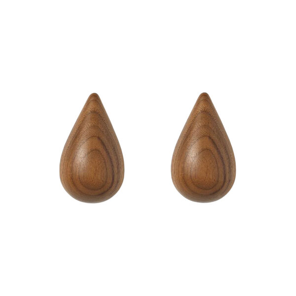 Dropit knage 2 stk., walnut, Normann Copenhagen