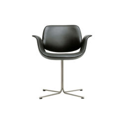 Flamingo Chair med fast stel, Black 98, Fredericia Furniture