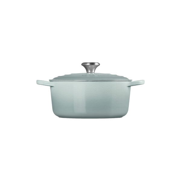 Signature rund st&oslash;bejernsgryde &Oslash; 24 cm, sea salt, Le Creuset