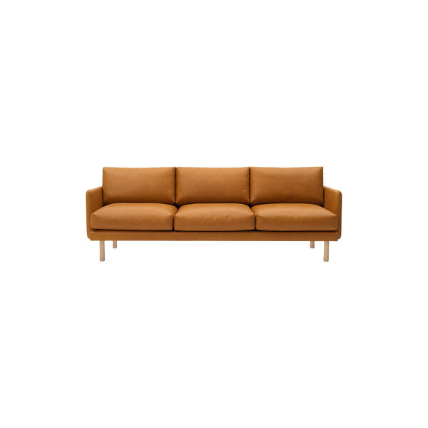 Emo 3-pers. sofa, Dakar Cognac/naturolieret eg, Bruunmunch Furniture