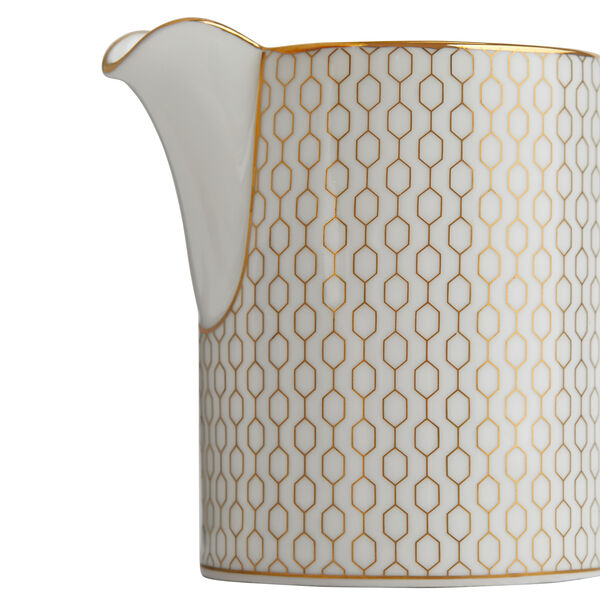 Gio Gold Sugar bowl and creamer, Gold/white, Wedgwood