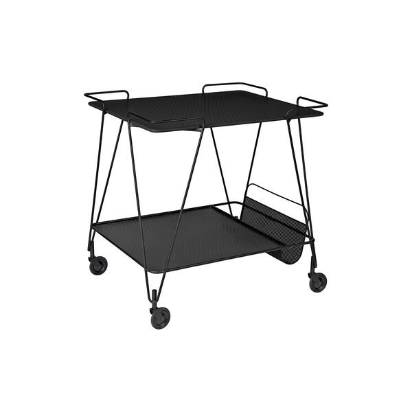 Matégot Trolley, soft black semi matt Matégot Trolley, soft black semi matt, GUBI