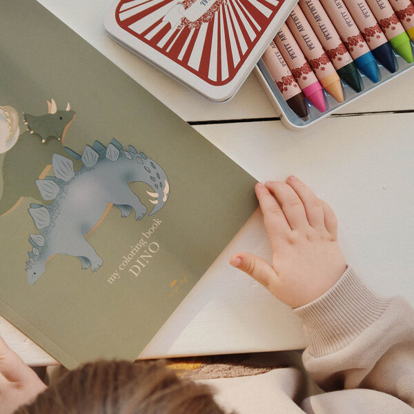 Crayons Bees Wax 10 pcs., multi colour, Konges Sløjd