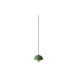 Flowerpot VP10 Pendant, signal green, &Tradition
